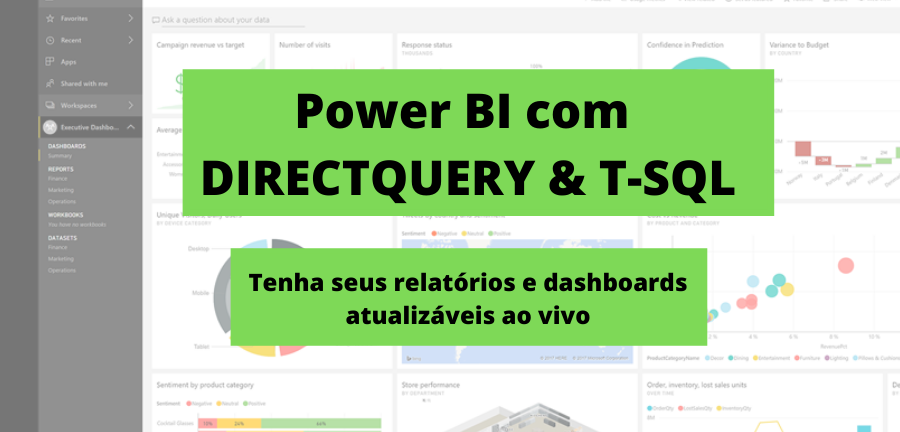 Curso de Power BI com DirectQuery & T-SQL